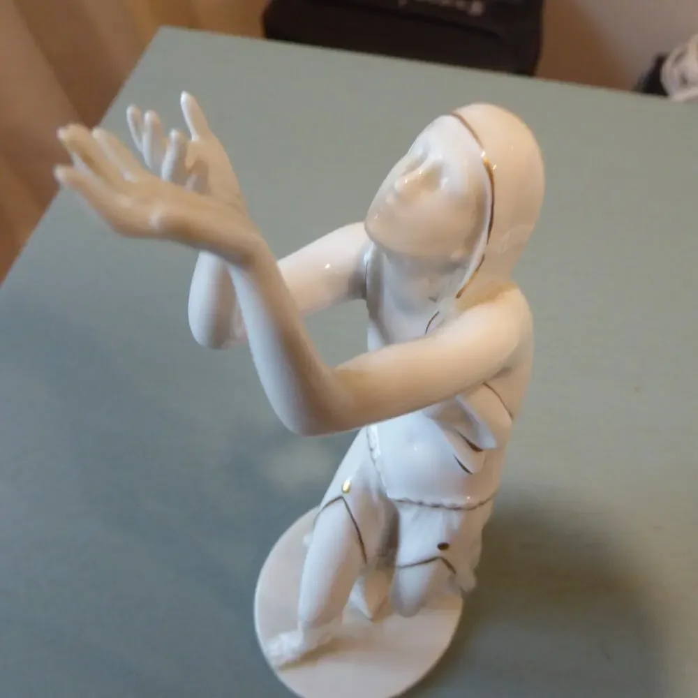 Art Deco Rosenthal Germany Figurine Prayer Dancer Gustav Oppel Repaired Base